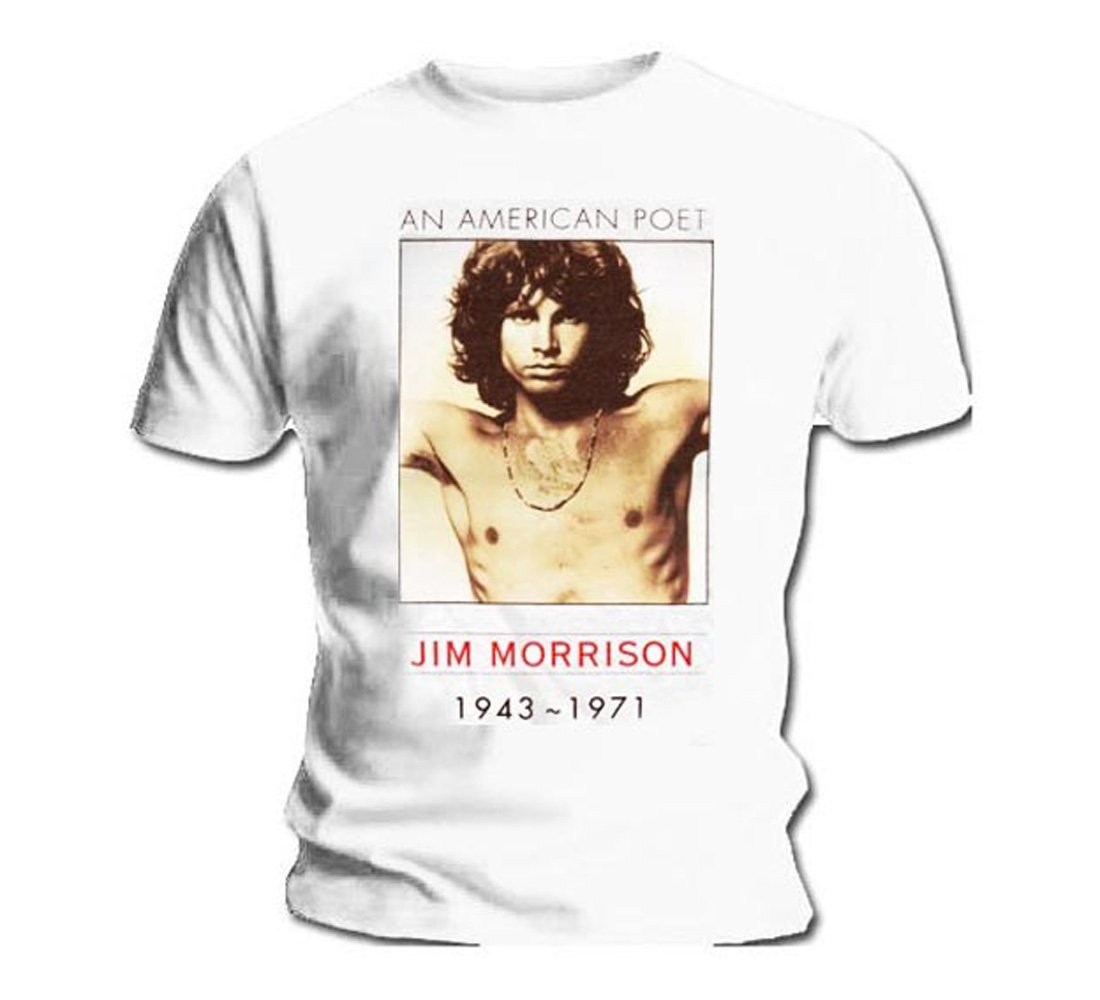 The Doors White Official T Shirt Jim Morrison American Poet Vintage Xxl