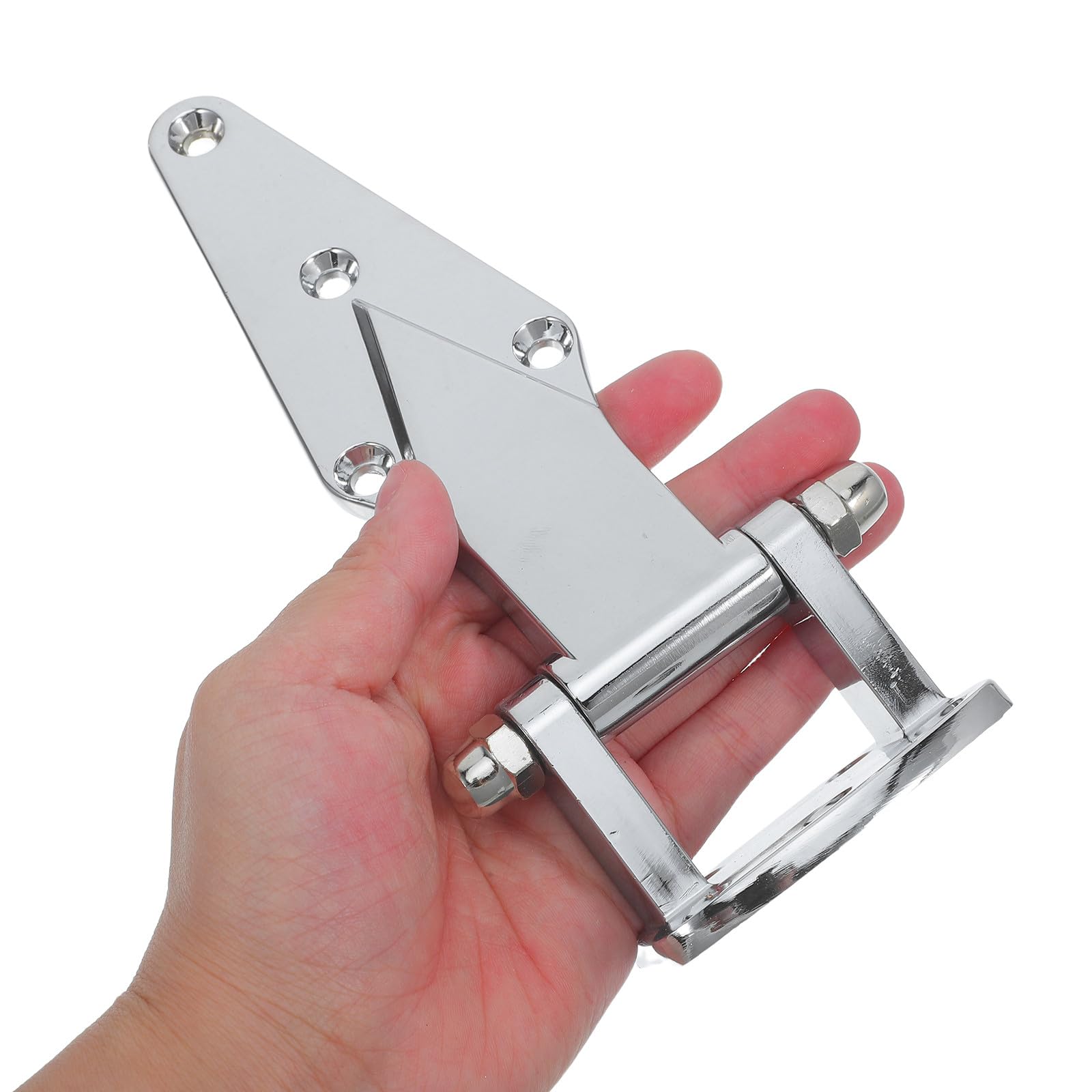 minkissy 2 Piezas Bisagra de Aleación de Zinc Resistente Temperatura para Horno y Caja de Vapor, Diseño Ajustable, Color Plata, Adecuado para Cocina y Restaurante