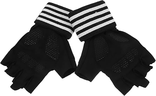 Anti-Skid Half-Finger Workout Gloves for Men and Women Breathable Fitness Gloves with Sweat Absorption for Outdoor Cycling Weightlifting and Gym