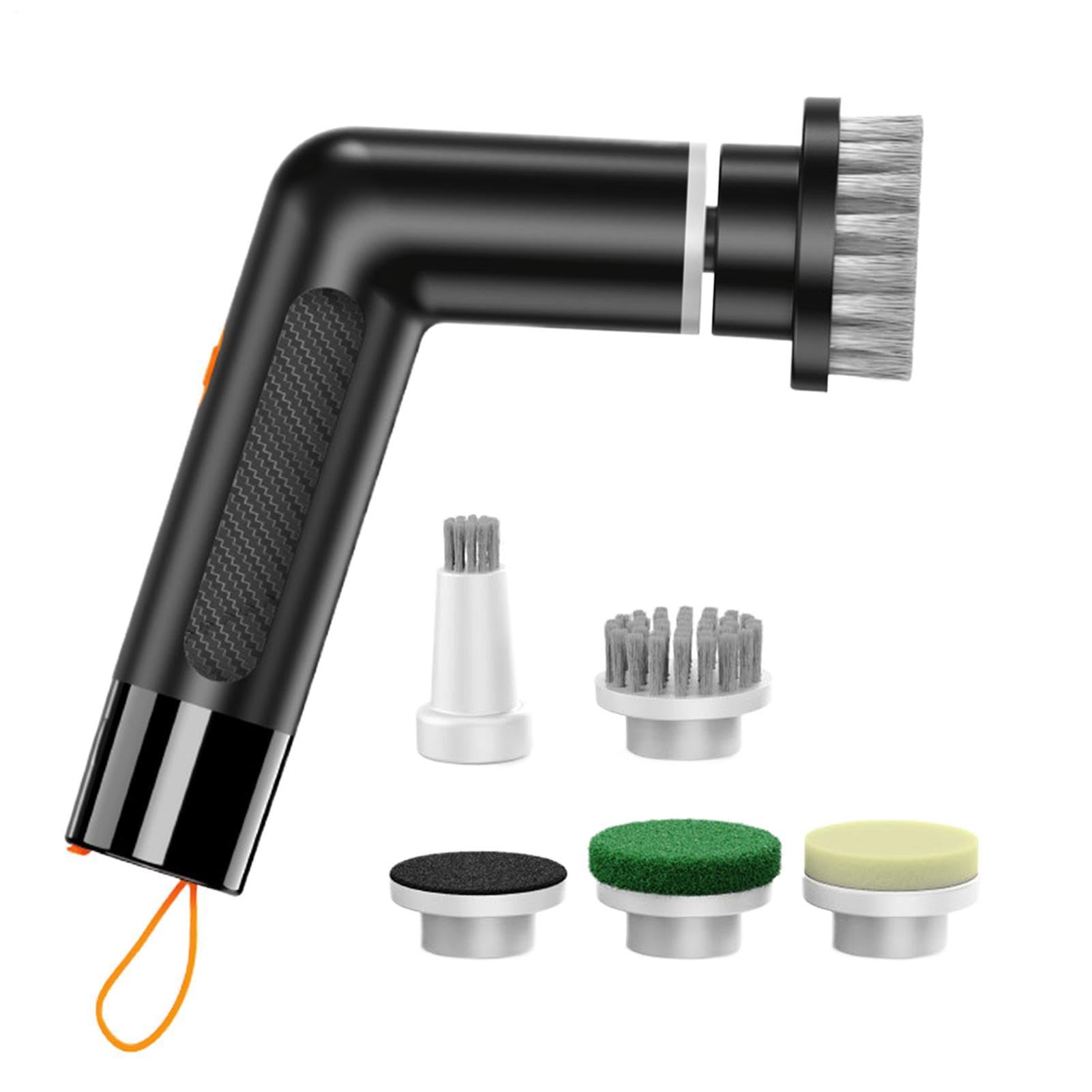 Cepillo Limpiador De Ducha Inalámbrico Giratorio Portátil Impermeable | Fregador De Cocina Portátil Para Ducha Inodoro Cocina Azulejos Bañera Suelo Superficies Hogar