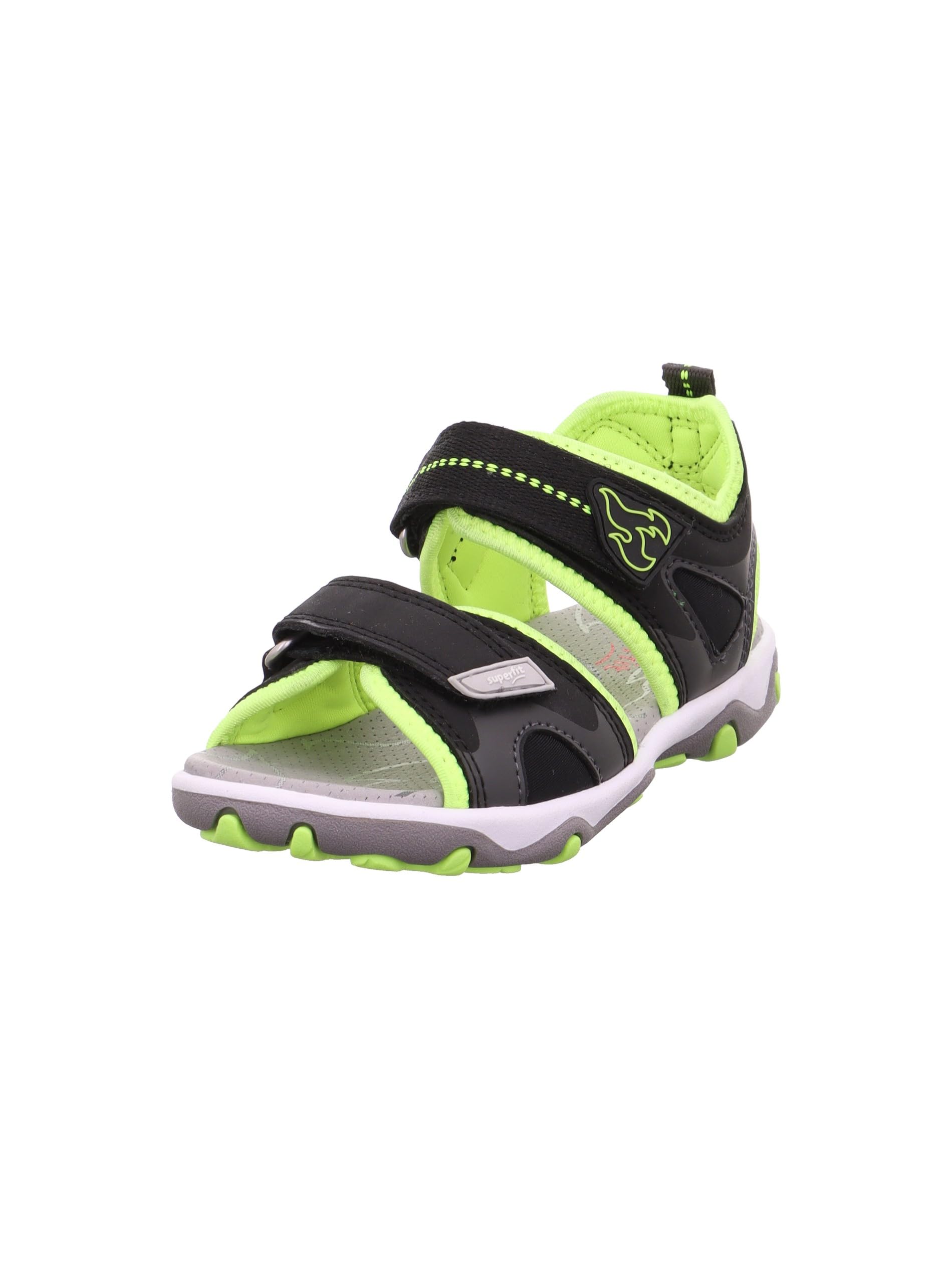 Superfit Mike 3.0 Sandal, Black/Yellow 0000, 10 UK Child