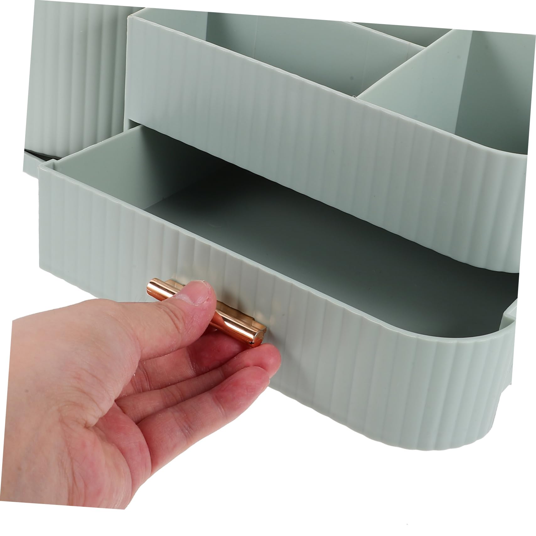 VICASKY Organisateur de maquillage rotatif avec rangement cosmétique pour coiffeuse - Porte-pinceaux polyvalent en matériau durable pour organiser les produits de maquillage
