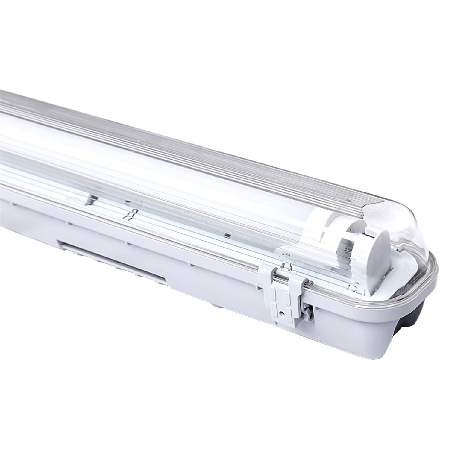 Daromigo - Lampada da soffitto a LED per ambienti umidi, 120 cm, 18 W, 1800 LM, luce bianca neutra, 4500 K, tubi T8, IP65 impermeabile, lampada per ambienti umidi, ideale per garage, cantina, ufficio