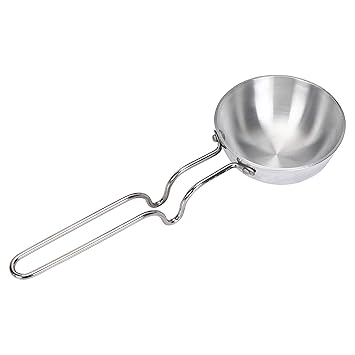 Aluminium Silver tadka pan 300ml