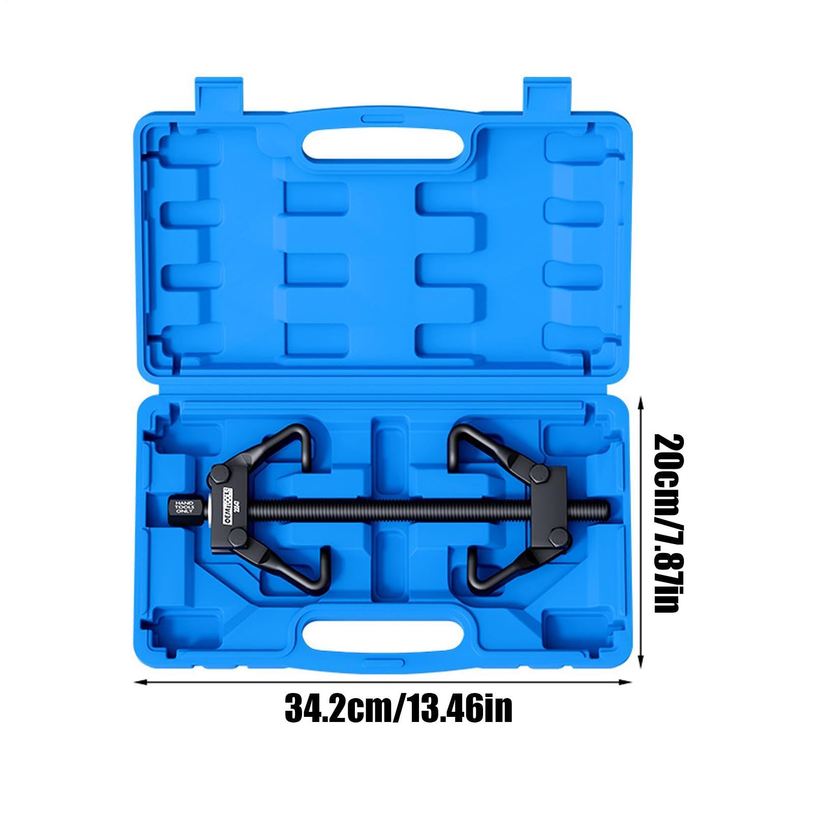 Strumento compressore per auto Smontatore con ganasce artigliate per uso | Attrezzo installatore rimuovi elicoidali interne montante per auto, veicoli, automotive, garage e manutenzione