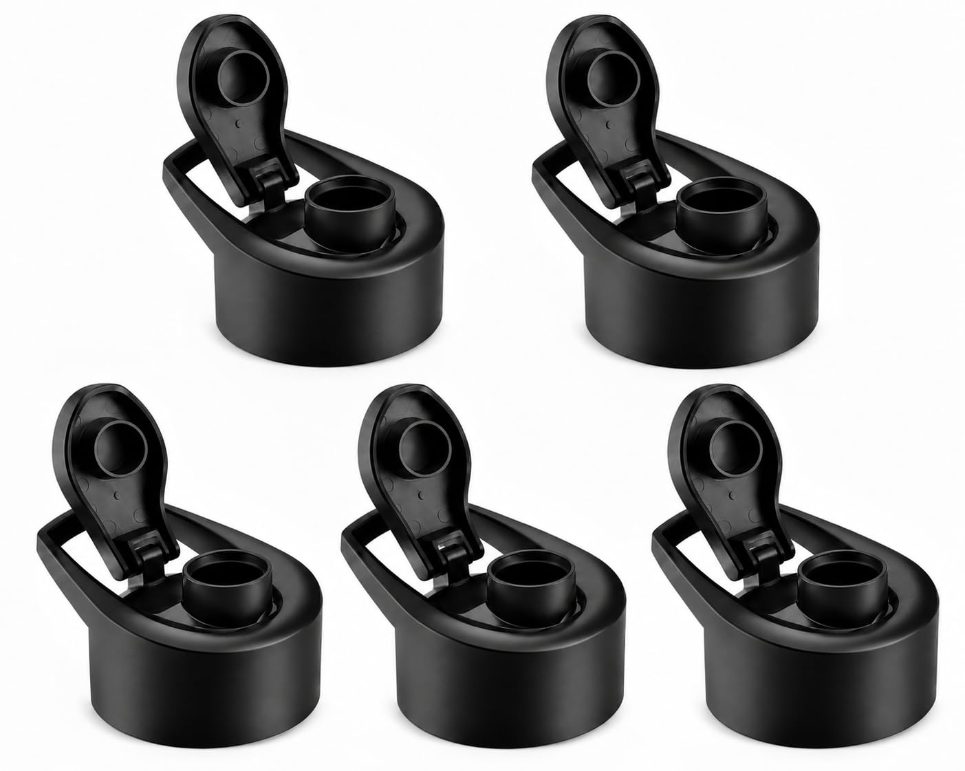 46MM Flip Top Bottle Cap Lid, Leak-Proof Spout, Reusable Water Bottle Replacement Cap for 1000ml, 750ml & 500ml Bottles – Fits 46MM Neck Size Only, Please Check Cap Size Before Purchase (5)-image-25