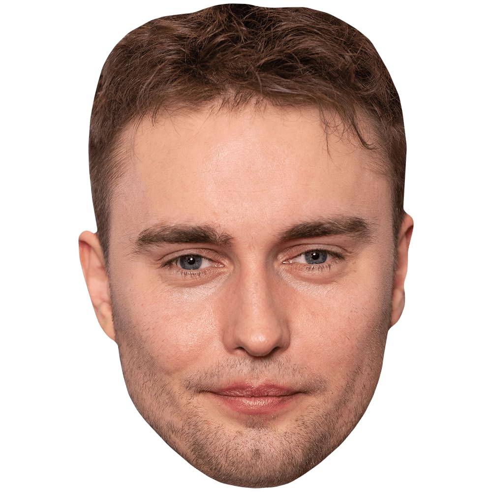 Sam Fender (Beard) Celebrity Mask, Flat Card Face, Fancy Dress Mask