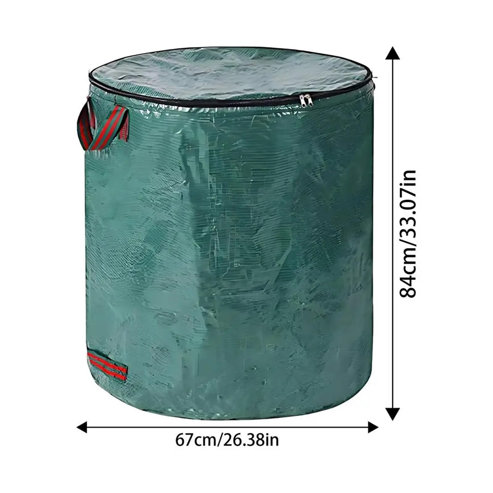 Recoge Hojas Jardin Bolsas reutilizables for desechos de jardín, resistentes, plegables, for recoger hojas(80 Gallon)