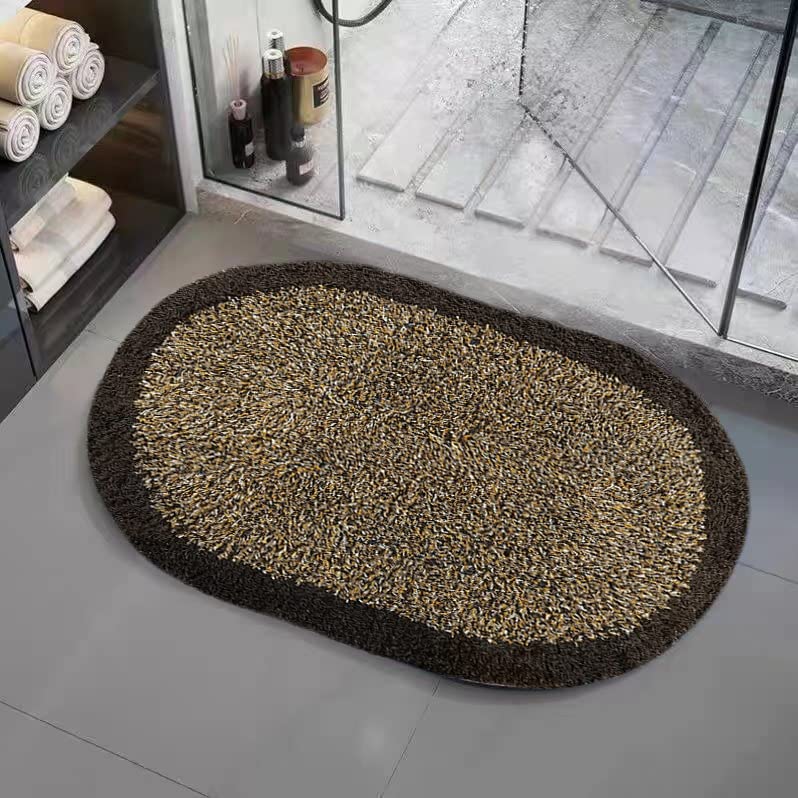 Image of Door Mats for Home | Door Mats for Home Entrance | Door Mat for Bathroom| Soft & Super Absorbent Mats for Shower | Washable, Non-Slip & Quick-Drying Mats (Pack of 2) (Multicolor 14)