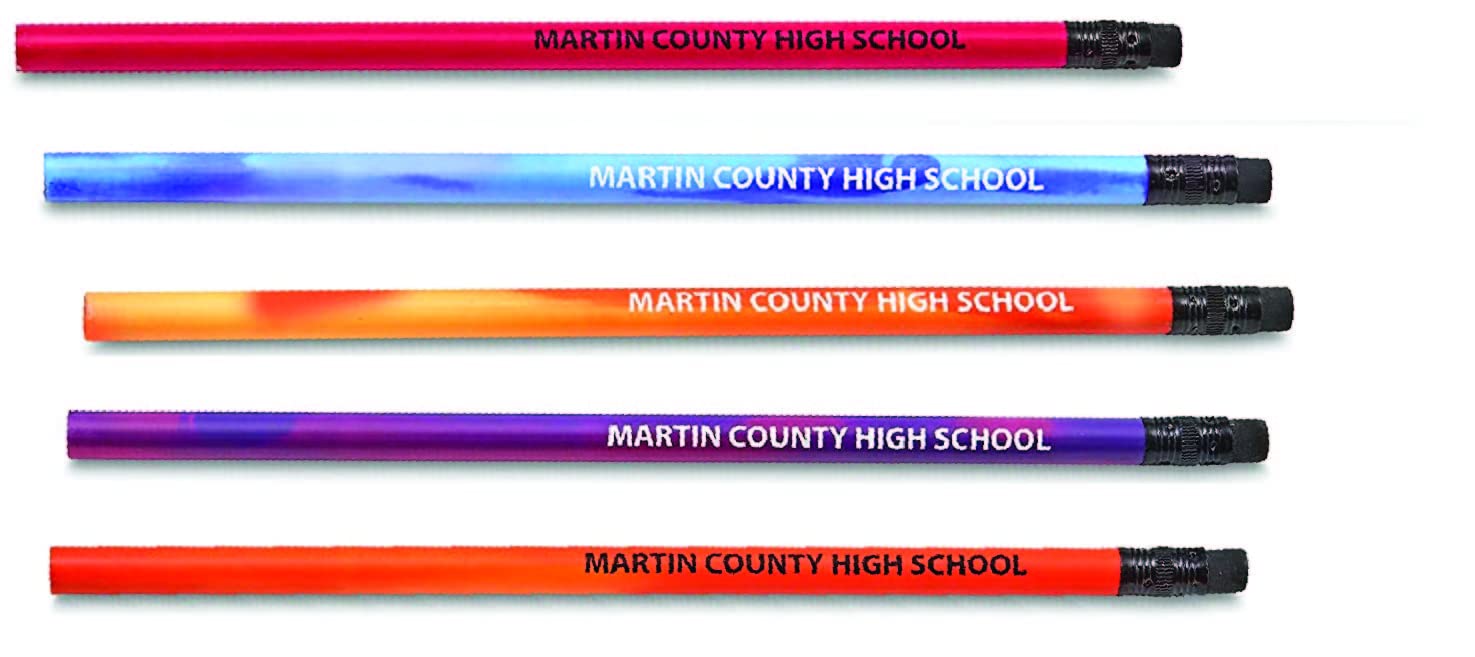 Pencil GuyPromotional Personalized Mood Pencils- Assorted - 144 to a box- Imprinted