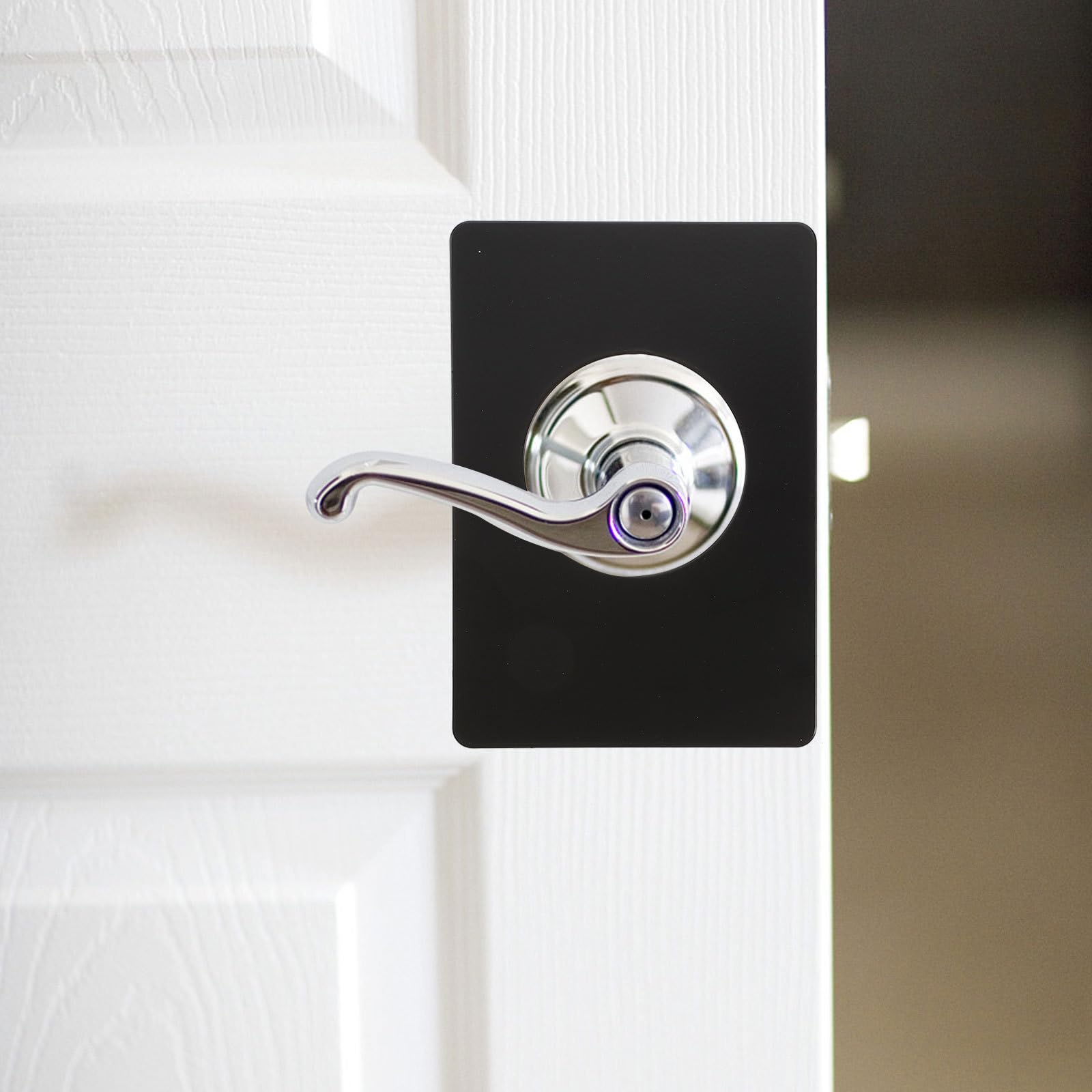 NYTGAH 4PCS Door Hole Cover Plate,Stainless Steel Door Reinforcement