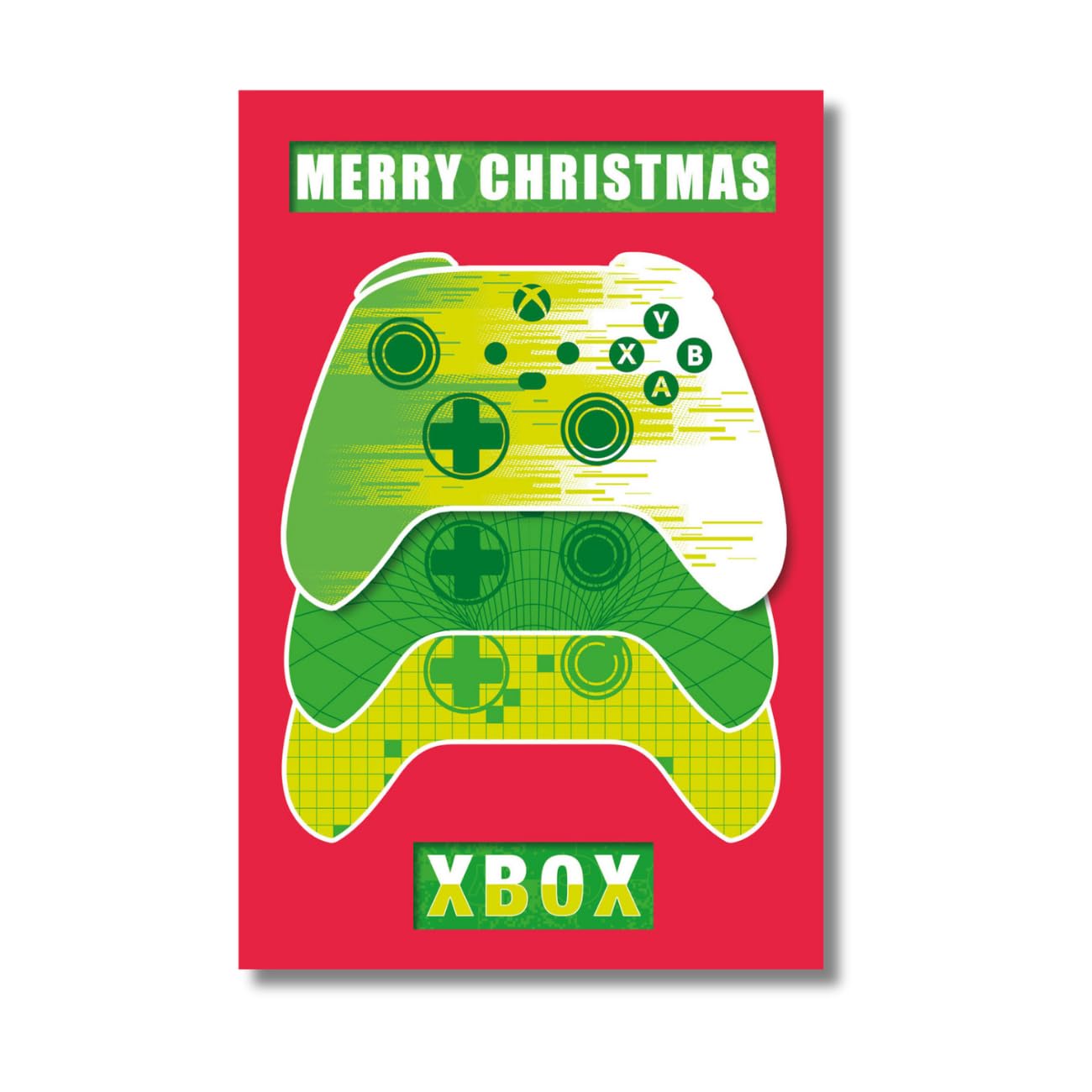 Danilo Promotions Official Xbox Gaming Christmas, Christmas Card Xbox for Girl or Boy, Multicoloured