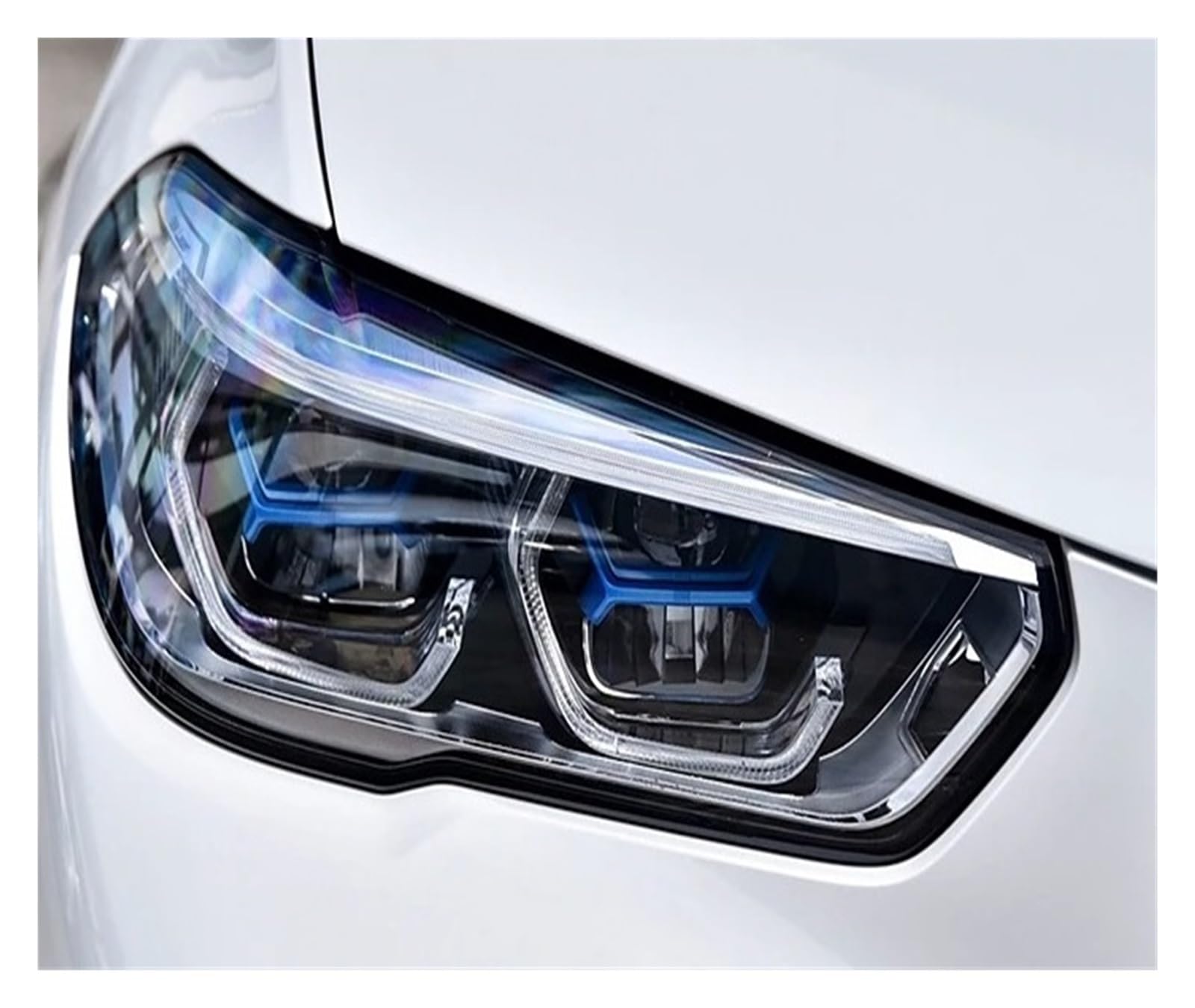 Faro Proiettore Anteriore 1 Coppia Per X5 G05 2019 2020 2021 2022 Fari LED Auto Fari Anteriori DRL Accessori Proiettori Segnale(Laser)