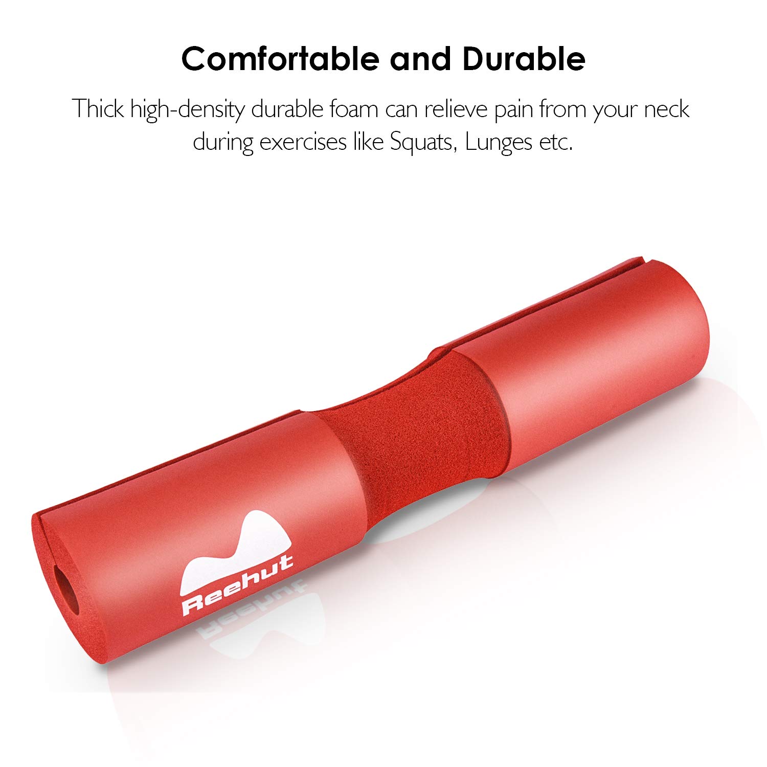 Cuscinetto Per Hip Thrust M MANUEKLEAR, Imbottito In Pelle, Per Bilanciere Olimpico – Supporto Per Panca, Nero