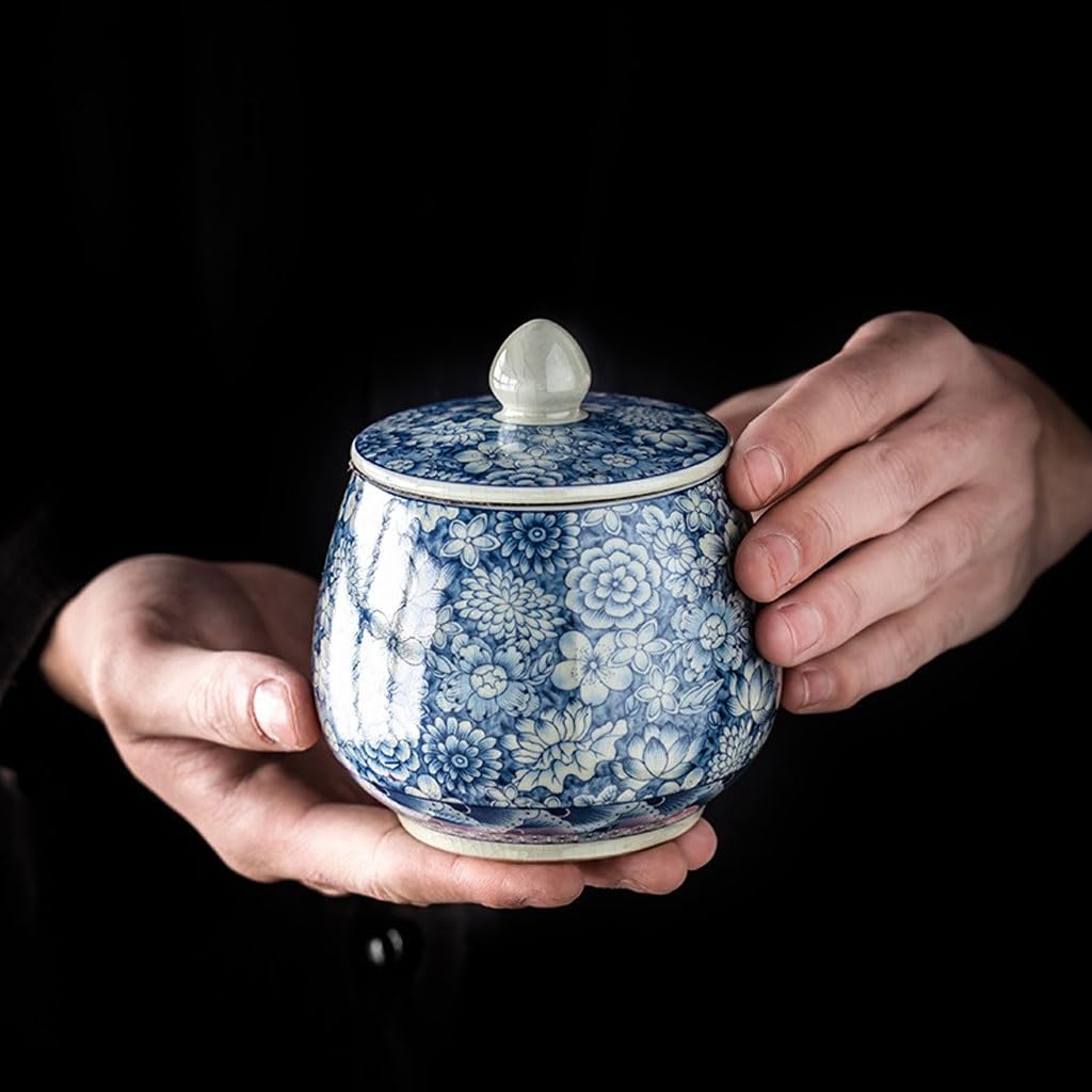 Masowe pojemniki na herbatę, hermetyczne pojemniki, pudełka ceramiczne do przechowywania liści, retro szklane pojemniki do domu