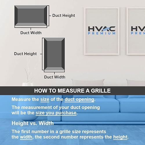 Miniatura 6 de 30" W x 8" H Acero Return Aire Rejillas  pared lateral y cieling  Ventilación conducto tapa  dimensiones 31.75" W x 9.75" H, CECOMINOD087200