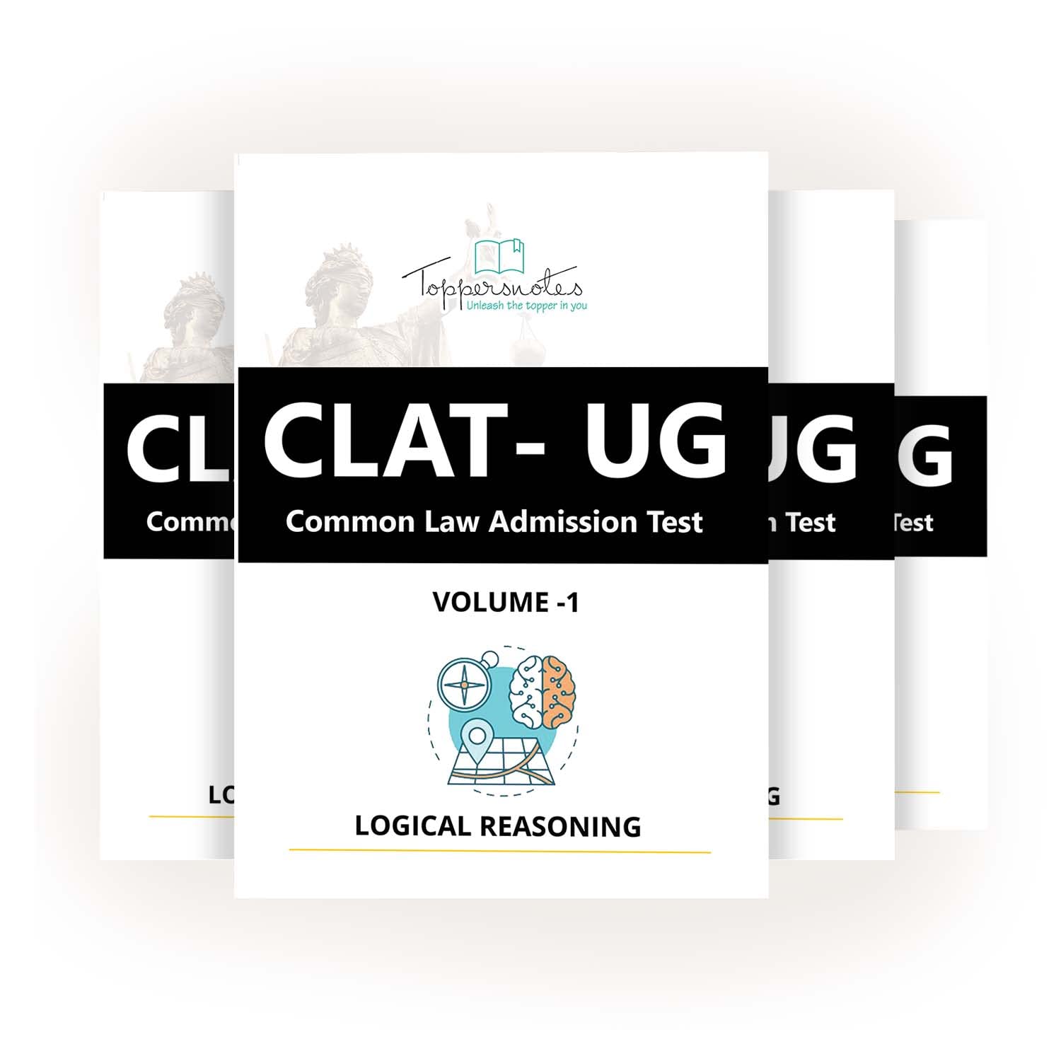 TOPPERSNOTES CLAT Common Law Admission Test UG Exam Preparation Notes Study Material Set of 4 Books in English Latest Edition [Paperback] TOPPERSNOTES [Paperback] TOPPERSNOTES