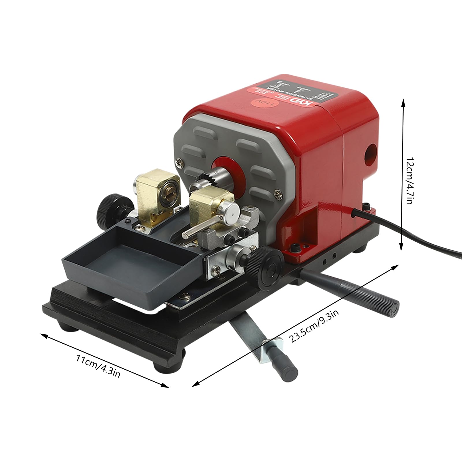 680W Pearl Drilling Machine 500-15000 RPM Coral Driller Pearl Punching Machine Pearl Drilling Kit Bead Drill Bead Polishing Machine Full Set for 4-35mm Coral Shell Amber Stone with Foot Switch