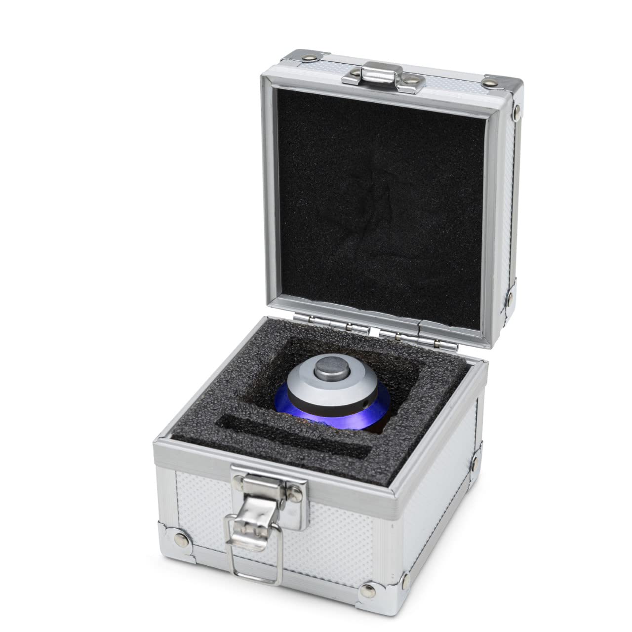 RELOJ BRILLANTE DE 50 mm CON COMPARADOR, Reloj comparador de precisión lectura 0,01 mm, Reloj comparador de base magnética (Altura luminosa preajustada)