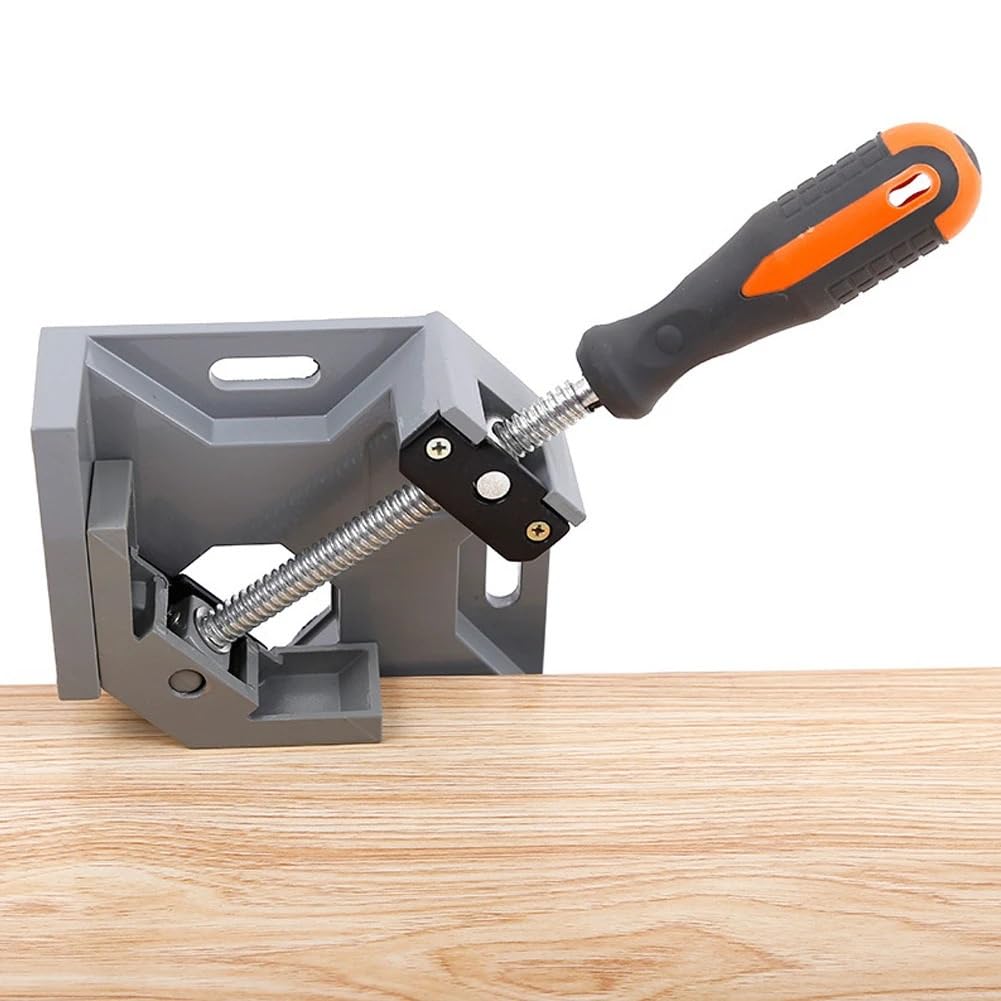 Winkelspanner 90-Grad-Eckklemmen for die Holzbearbeitung mit Verstellbarer Schwenkbacke, Eckklemmen for die Holzbearbeitung, 90-Grad-Klemmen, Holzbearbeitungswerkzeuge Corner Clamp