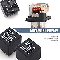 Vista 6 de Pack-4 - Relé de enchufe de automóvil de 5 pines, 12 V 40 A, impermeable, inicio, conversión, modificación del arnés de cableado de CC, relés