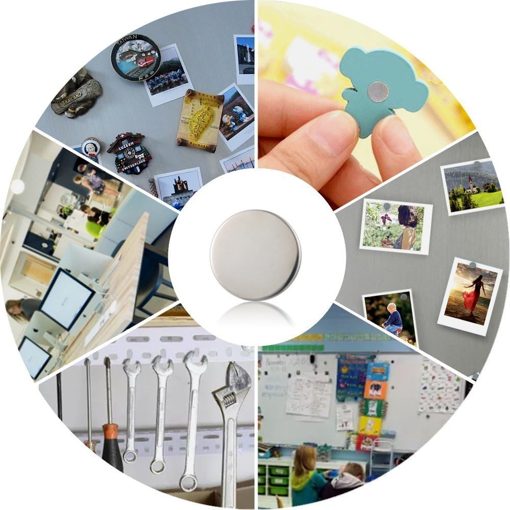 Snapklik.com : Wotoy 30 Pcs 8x5mm Strong Mini Small Fridge Magnets Tiny ...