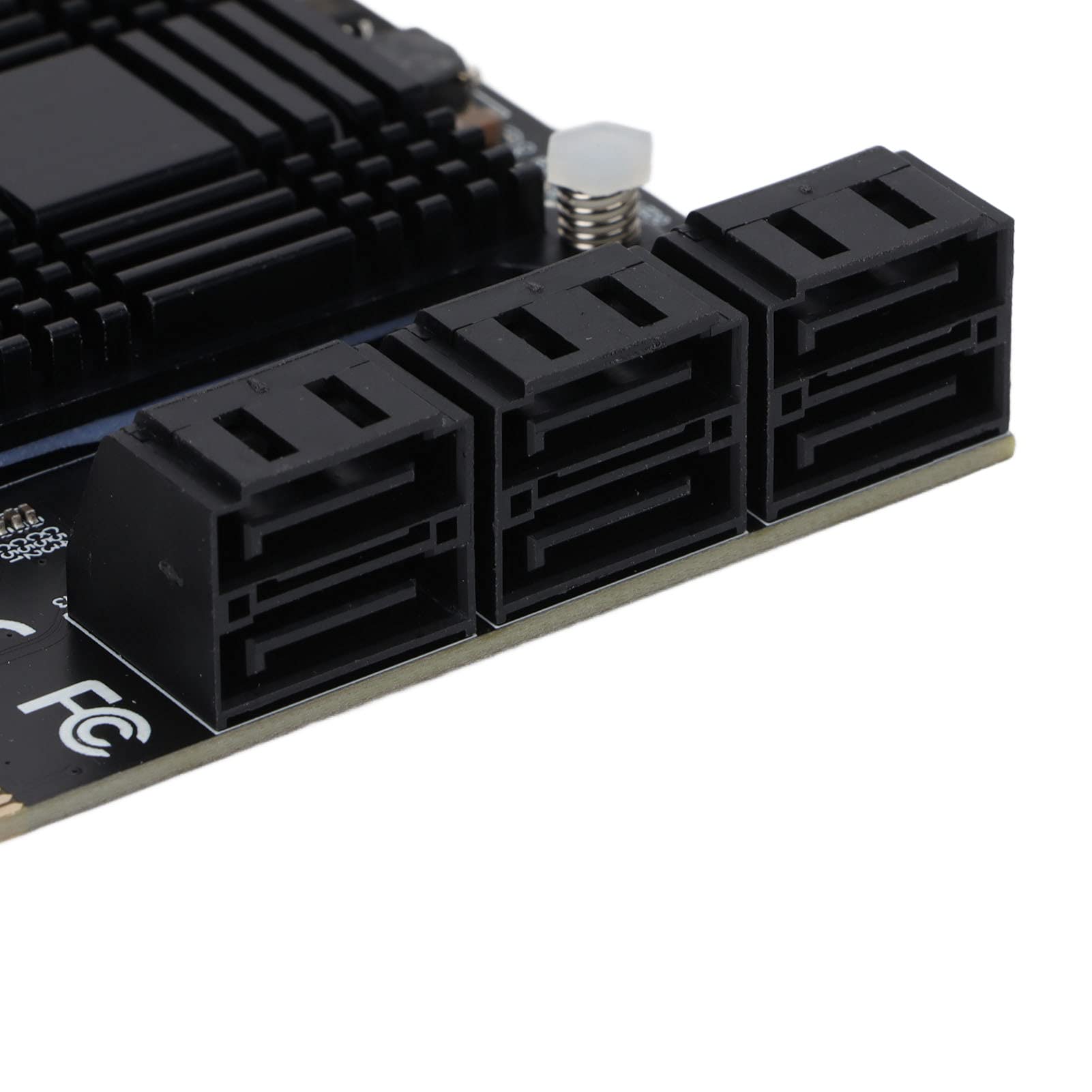 SATA Expansion Card ASM Chip PCIe Gen3 6 Ports SATA3.0 Riser Card