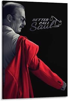 MOJDI Prints Better Call Saul Poster Better Call Saul Season 6 Canvas Wall Art Posters For Room Aesthetic Canvas Painting Wall Art Poster for Bedroom Living Room Decor 20x30inch50x75cm Frame-style