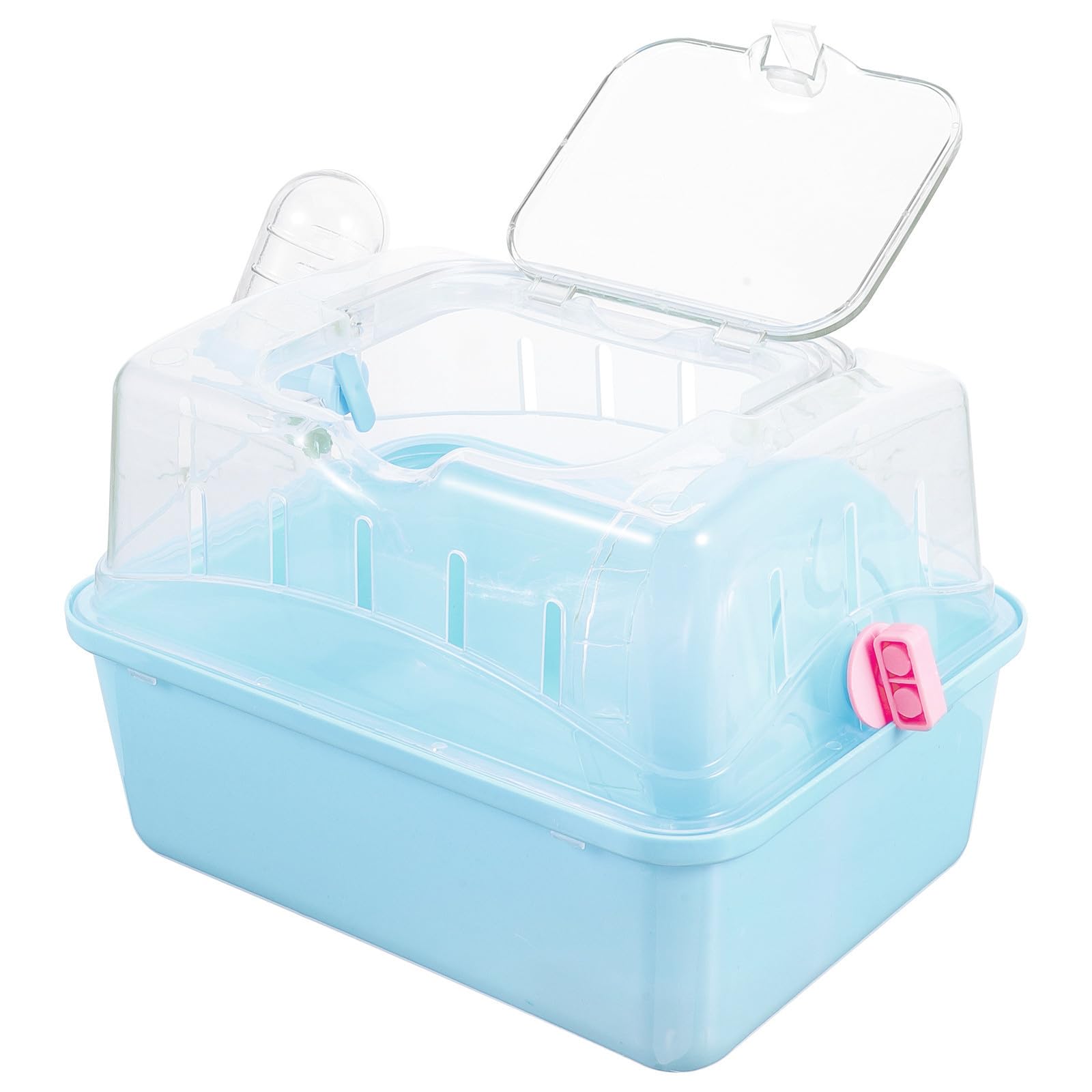 Jaula de viaje para hámster con plástico resistente protector