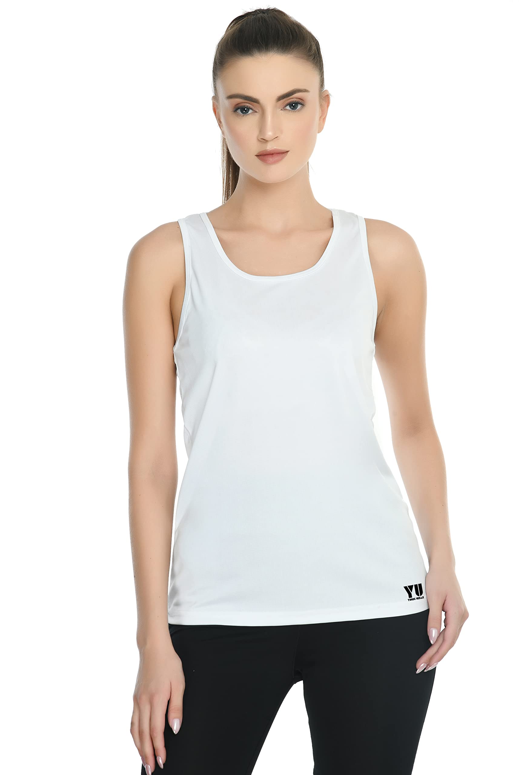 youngurban Women's Polyester Vest,White-picture-27