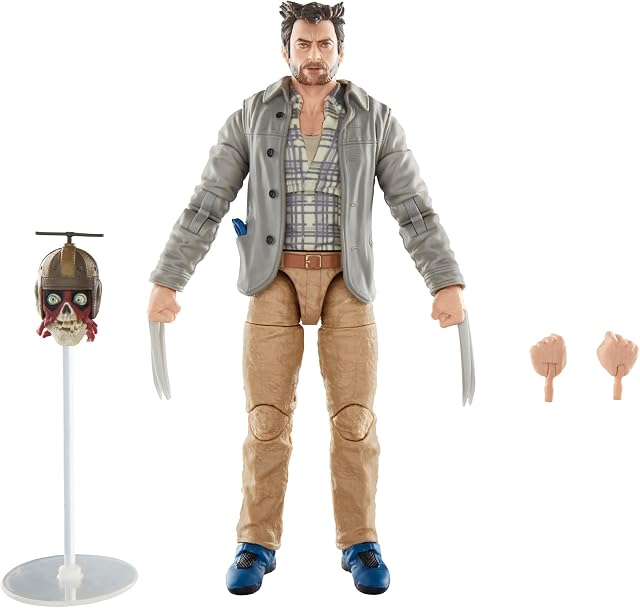 Marvel Legends Series Covoiturage avec Marvel-S Logan, Deadpool & Wolverine collectible 6 Figure d'action de pouce pour les adultes Âges 14 et vers le haut 20 Plus Points, Mains et Supports Alternatifs, Fenêtre-Box, Âges 14 Plus