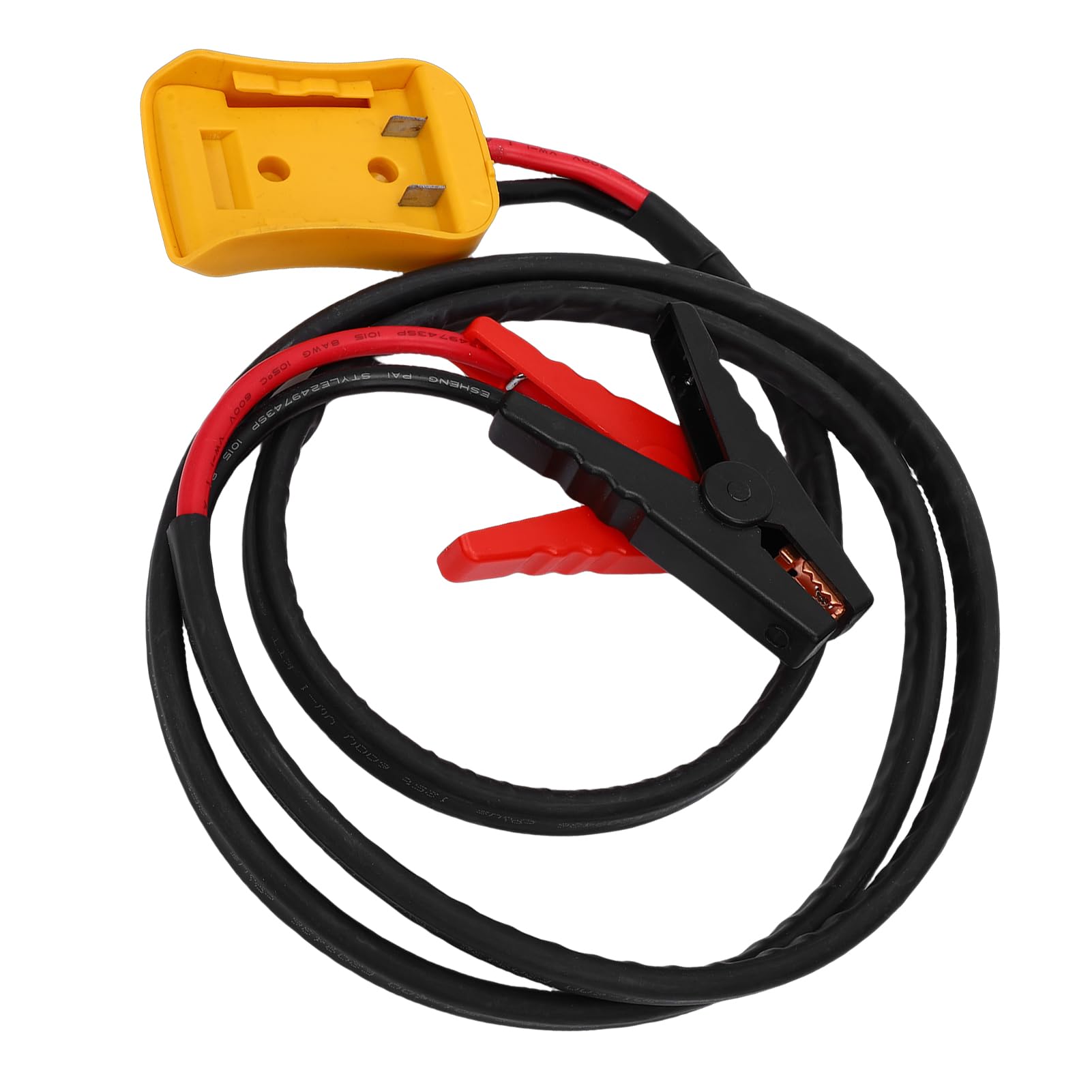 Akozon Cable de Arranque para Batería de Coche, Cable de Silicona 8AWG, de Arranque Automotriz a Prueba de Calor para SUV, Camiones Ligeros (5.9FT)