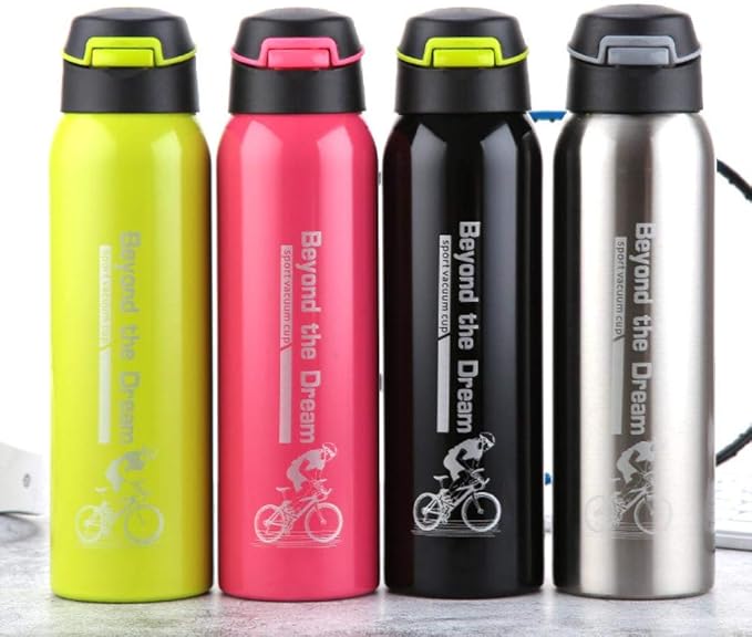 500ML Sport Thermos Inside Straw Keep Warm Keep Cool