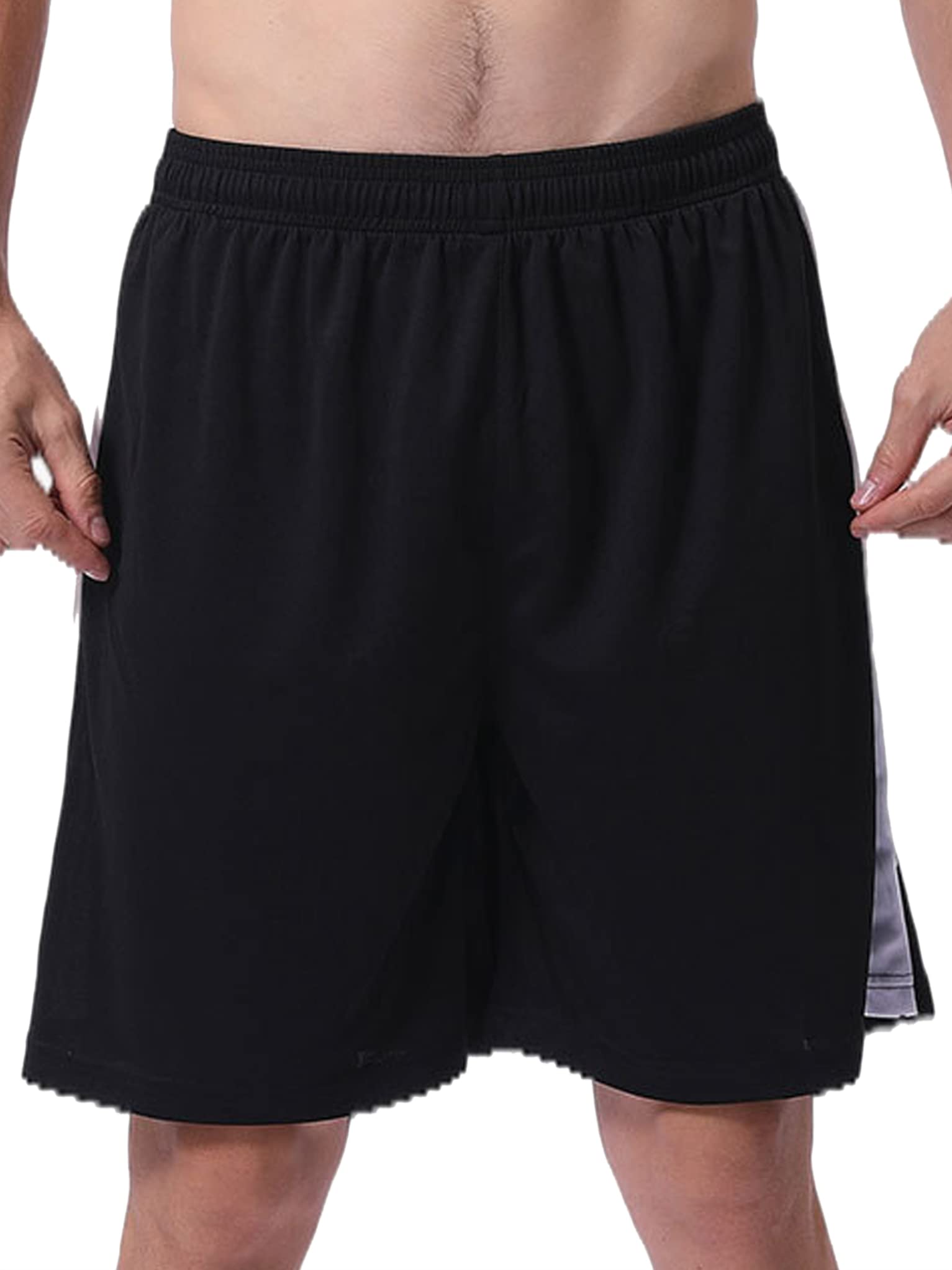 TTAO Mens Athletic Sports Shorts Quick Dry Workout Shorts Basketball Training Shorts Gym Running Shorts