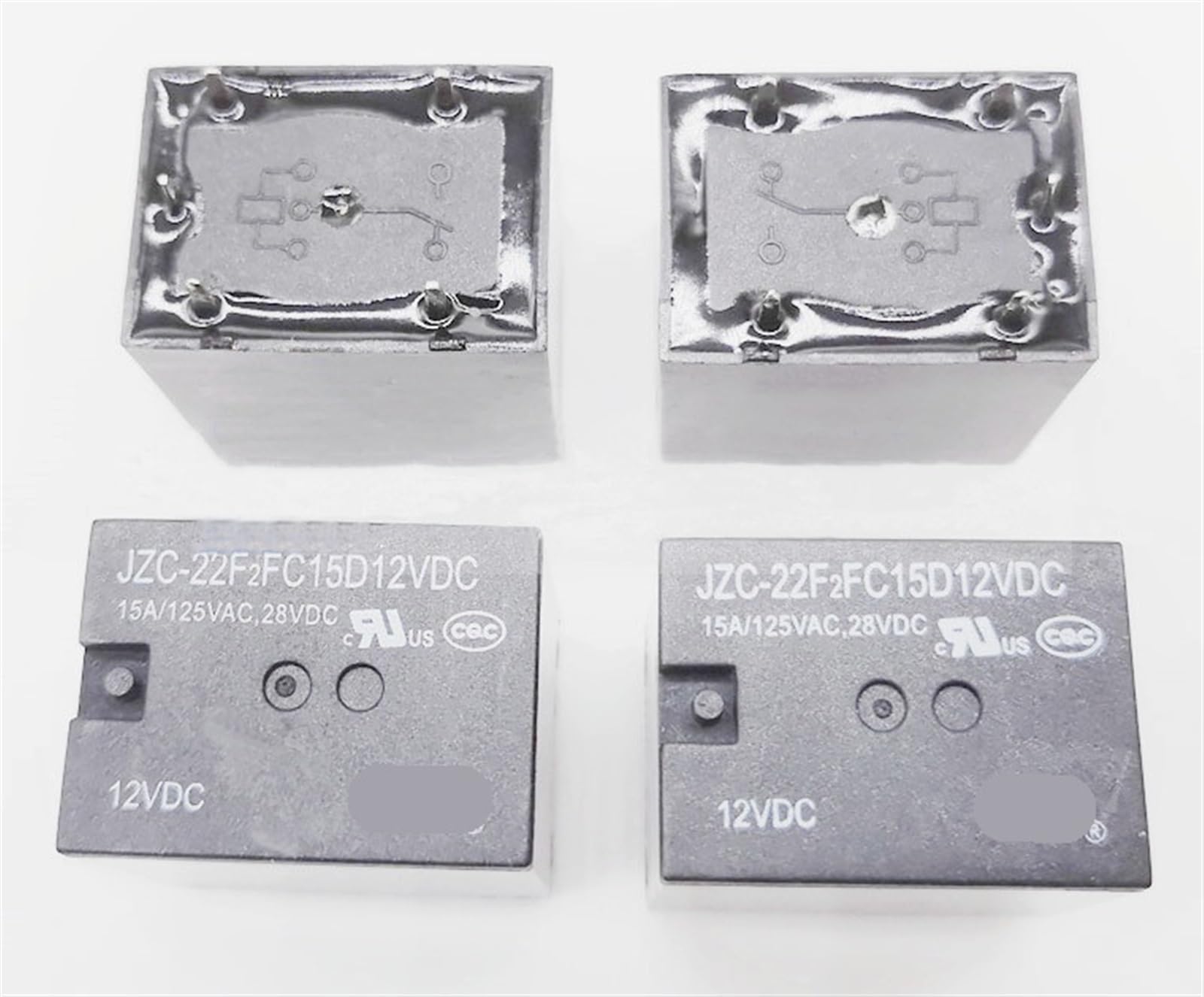 Relais JZC-22FFC15D24VDC commutation stable 10A pour tension 24V - 2