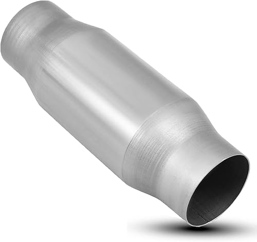 YITAMOTOR Convertidor catalítico universal de 3 pulgadas, convertidor catalítico de entradasalida de 3 pulgadas de ajuste directo (compatible con