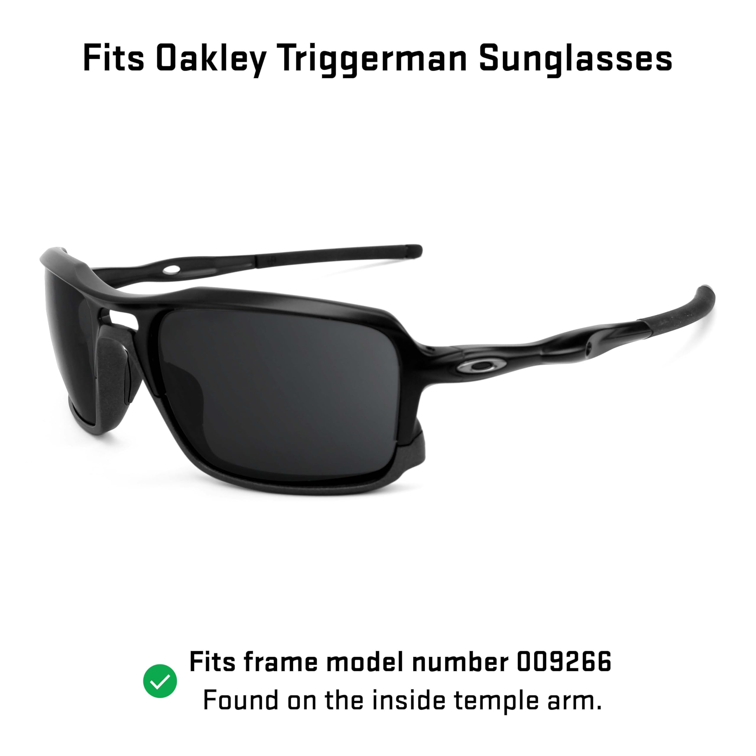 Revant Replacement Lenses Compatible With Oakley Triggerman, Non-Polarized, Flare Gold Mirrored