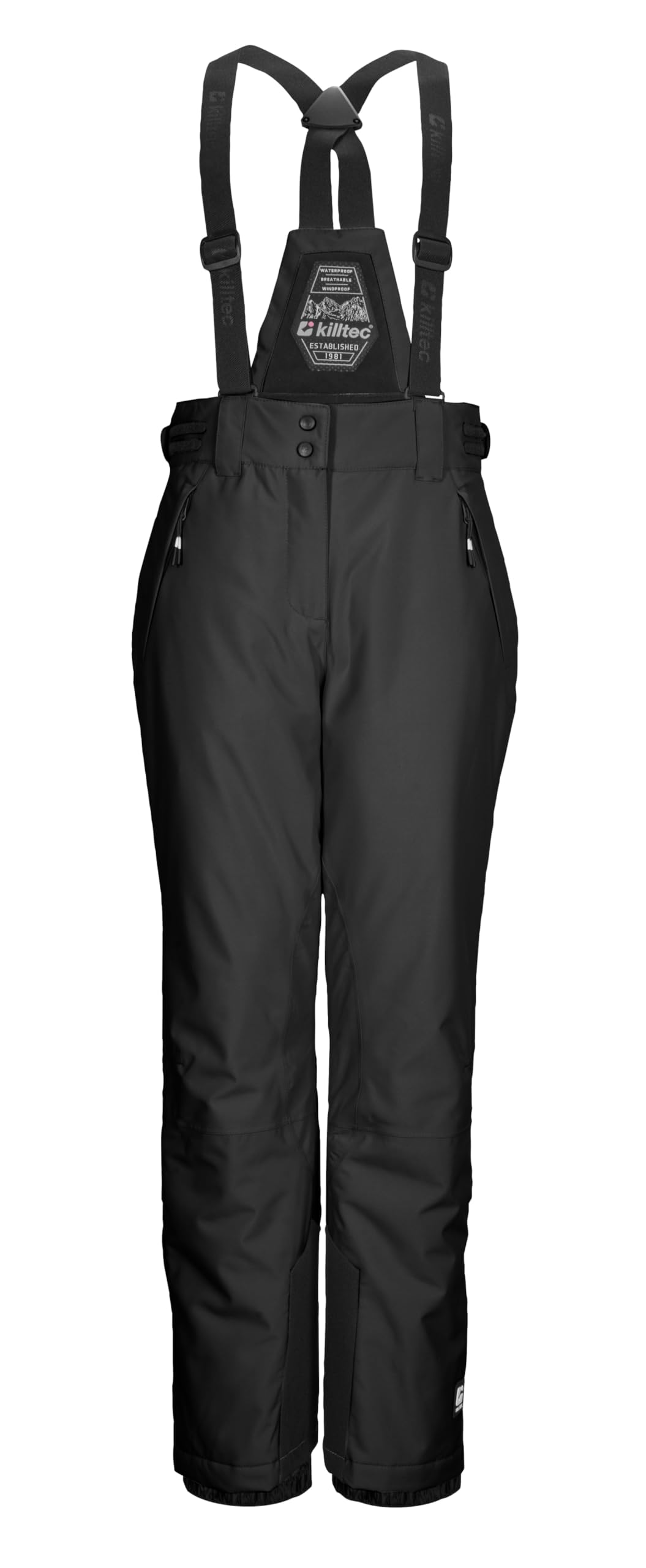 Killtec Mädchen Skihose/Funktionshose mit abnehmbarem Latz, Kantenschutz und Schneefang Ksw 213 Grls Ski Pnts