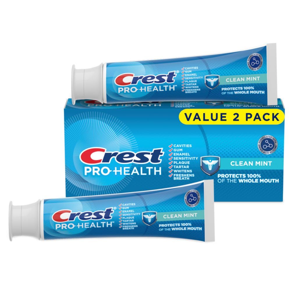 Crest Pro-Health Clean Mint Toothpaste 4 3oz Twin Pack