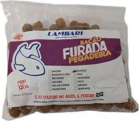 Kit 2 Isca Para Peixe Ração Furada Para Pesca Tambaqui Piau