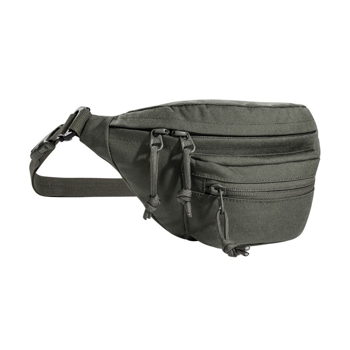 Tasmanian Tiger TT Modular Hip Bag Taktische Hüfttasche Molle kompatibel als EDC Tasche mit 3 Fächern (Steingrau-Oliv IRR)