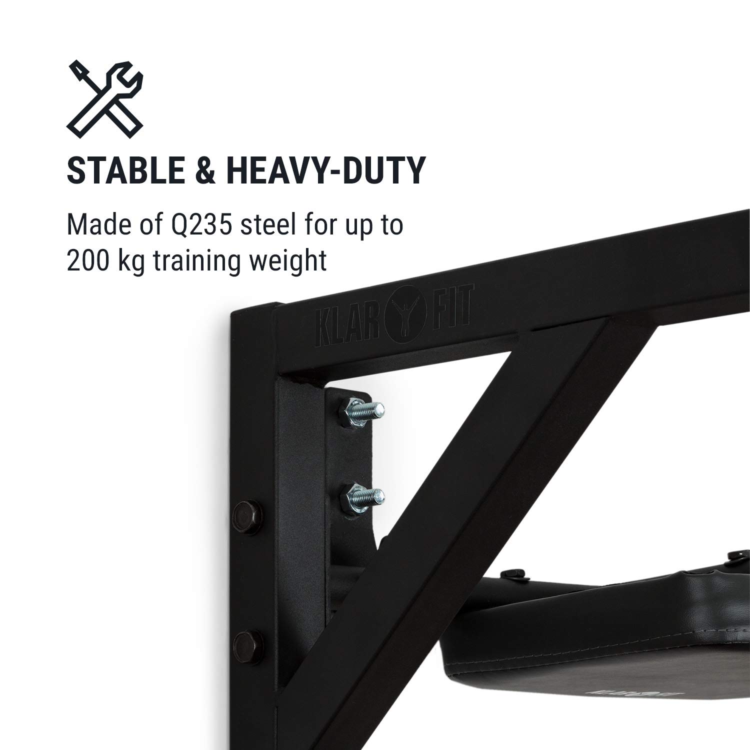 Klarfit Bouncer Pull Up Bar Pull Up Bar Dips Station Desertcart