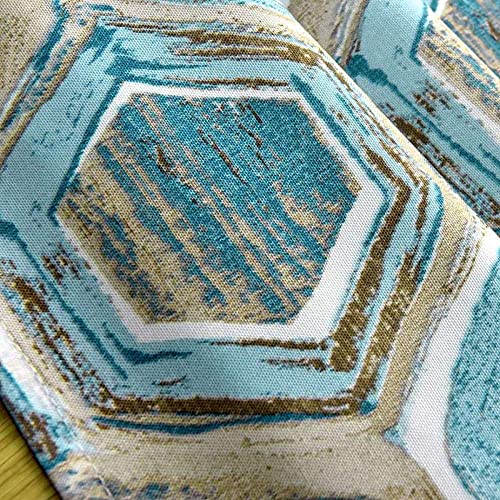 Nappe géométrique style nordique protège table de café contre les taches