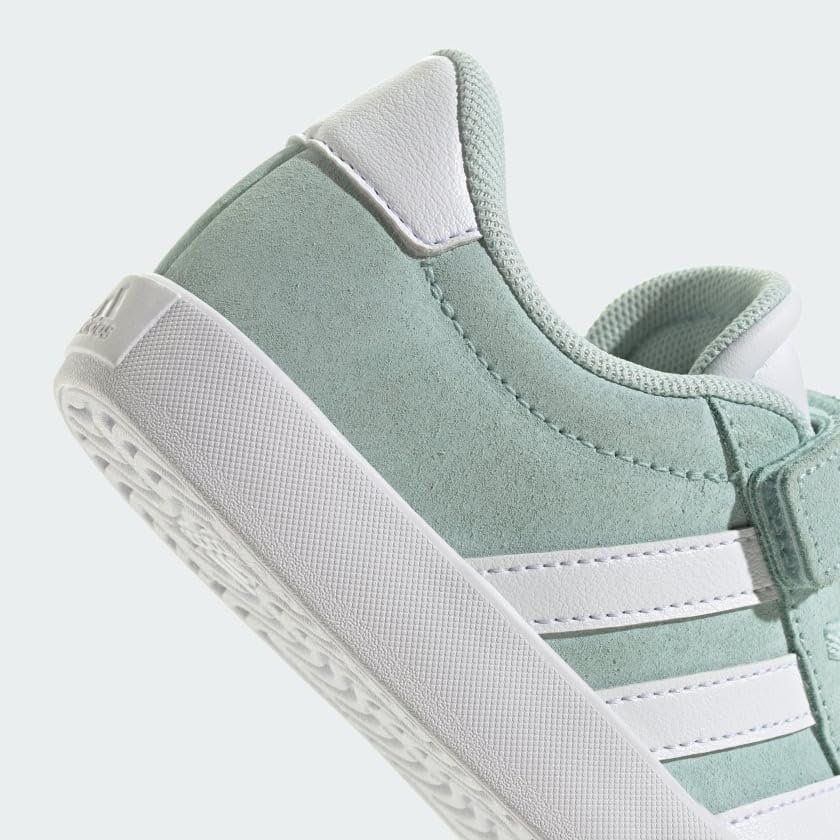 Image of adidas Kids' VL Court 3.0 Elastic Lace & Strap Shoe
