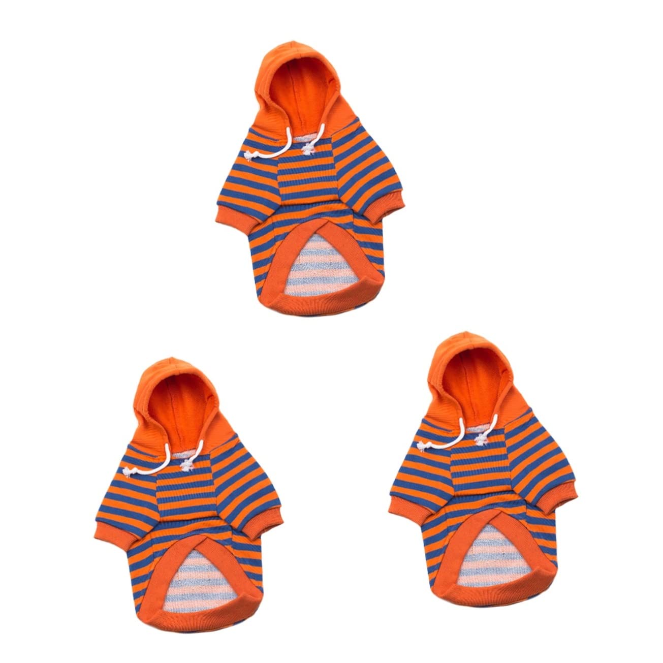 BESPORTBLE 3pezzi Maglietta Strisce Per Cani Cotone Traspirante Abbigliamento Per Animali Domestici Per Occasioni Speciali e Attività All Aperto Comoda e Alla Moda Varie Taglie