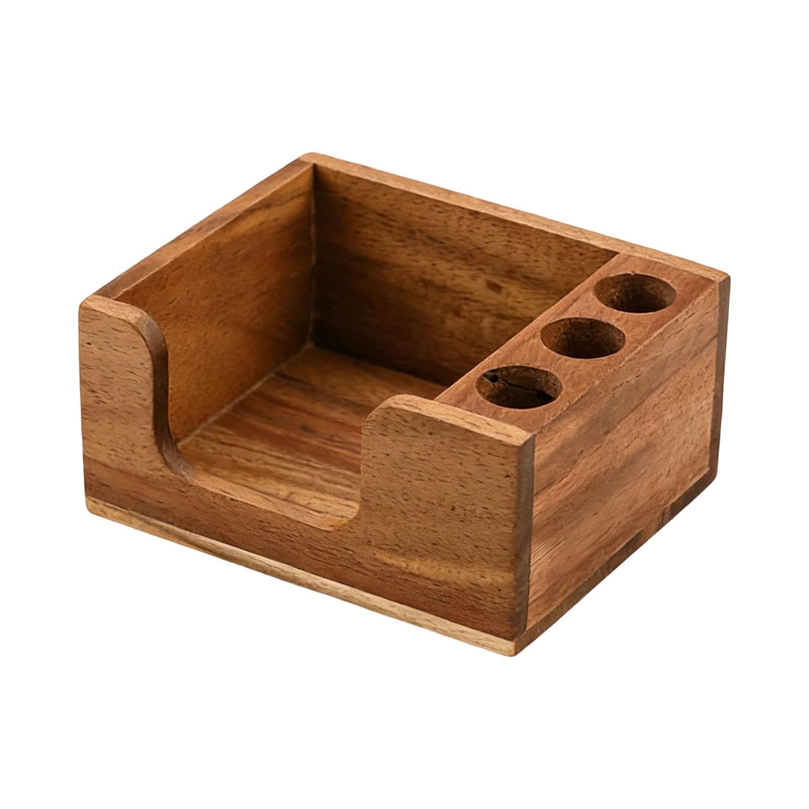 Haftnotizhalter Aus Holz, Organizer, Notizblockhalter für Schule