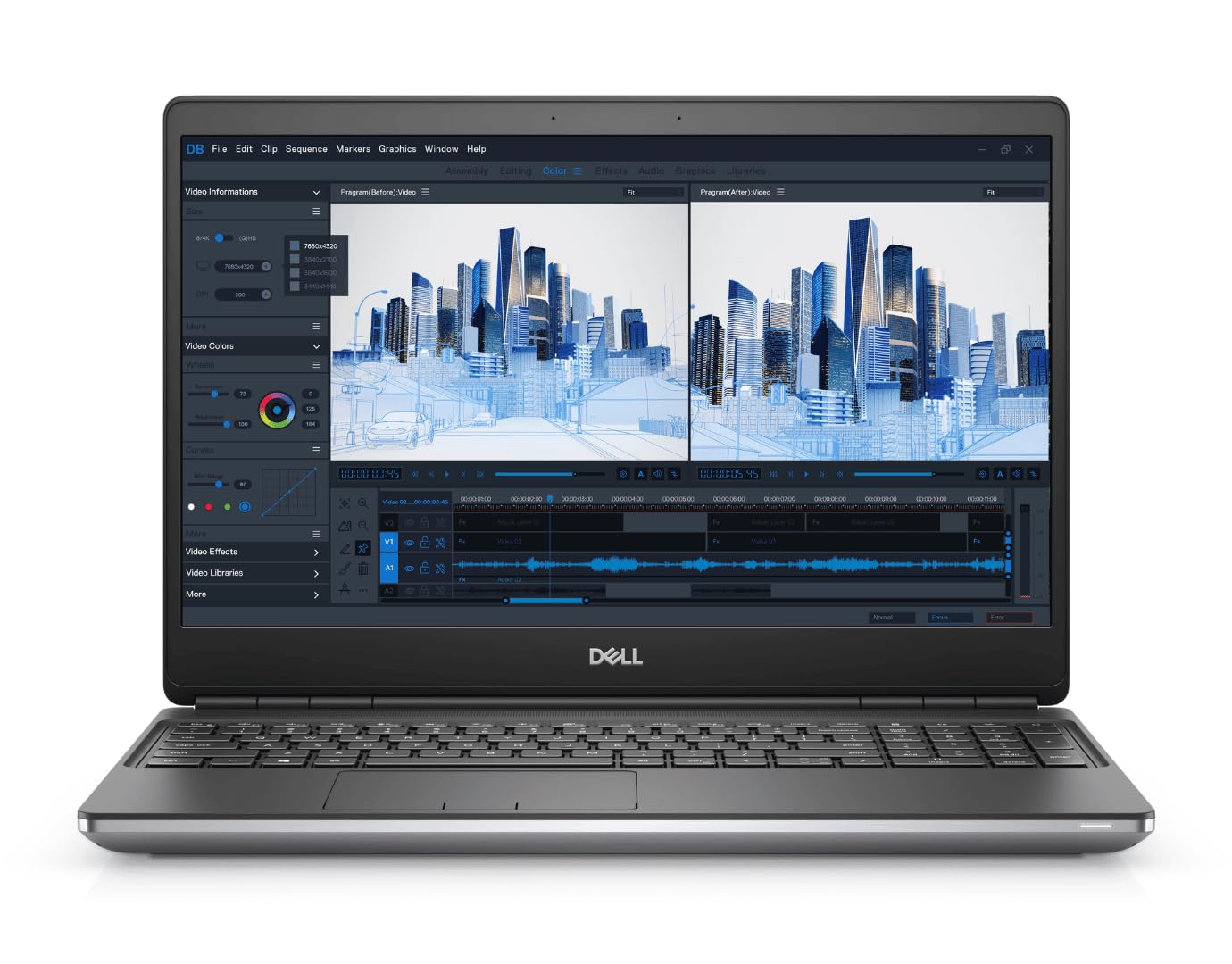 Dell Precision 7560, 15,6” FHD Display, Intel Core i5 11500H, 64GB RAM, 512GB SSD, Webcam, Nvidia Quadro T1200, Microsoft Windows 11 Pro, Notebook Laptop (Generalüberholt)