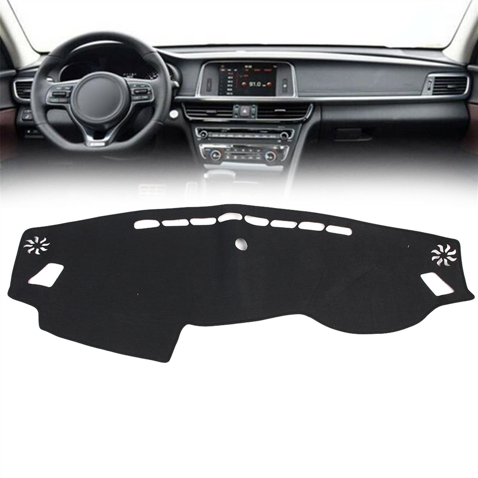 Couverture de tableau de bord Kia K5 confort de conduite en été