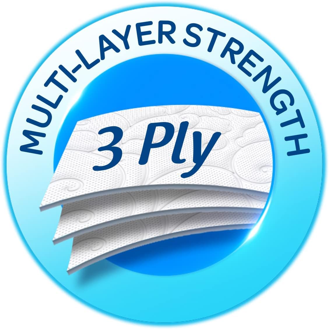 Selpak 3 Ply Toilet Paper Super Soft & Cushiony, 24 Rolls