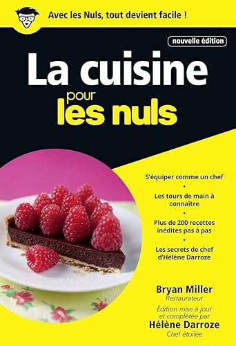La cuisine pour les Nuls, Poche : Livre de cuisine, Apprendre à cuisiner comme un chef, Livre de recettes, Nouvelle édition mise à jour avec les conseils du chef Hélène Darroze